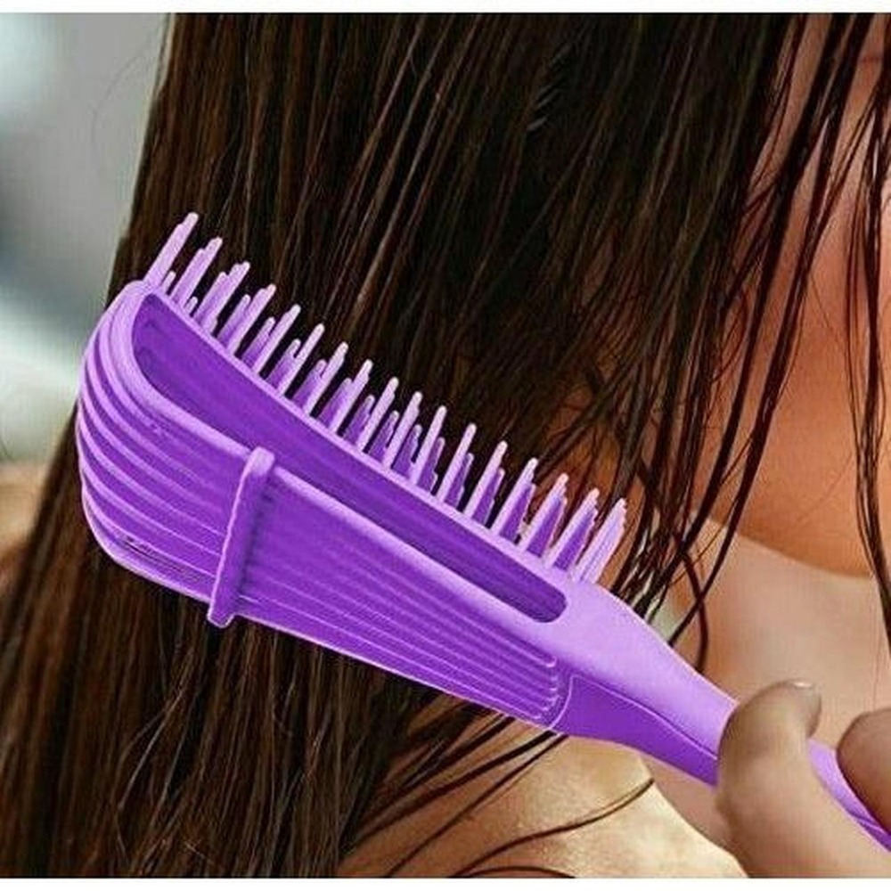 EZ Hair Detangler Shampoo Brush Comb Salon - Picture 7 of 7